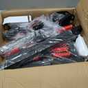 Pedal Exerciser Bike, Fitness Bike with LCD Screen, Adjustable Height(31.1-36.61 in) Knee Pedal Trainer for Seniors, Elder, 110 lbs Load Capacity