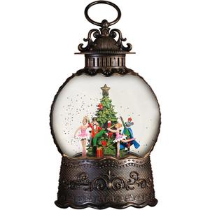 Christmas The Nutcracker Snow Globe Lantern for Christmas Decorations, with Music and Lighting FeaturesUSB or Battery Operated
