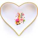 BJDAMAI Initial Letter Tray, Home Room Decor, Wedding Bridesmaid Graduation Memorial Thank You Anniversary Friendship Office Home Gifts (Letter J)