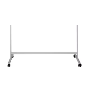 Movable 4 Wheels Iron Stand for White Board, Size: 16"×12"×0.8", White