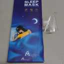 Mavogel Cotton Sleep Eye Mask - Breathable Light Blocking Sleep Mask, Soft Comfortable Night Eye Mask for Men Women, Eye Cover for Travel/Sleeping/Shift Work, Includes Travel Pouch (Purple)