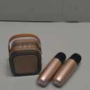 Mini Karaoke Machine for Kids Adults, 2026 TOP Birthday Gifts for Girls 3,4,5,6,7,8+Year Old Toddler Toys,Portable Bluetooth Speaker with 2 Wireless Karaoke Microphones Player Mothers Gifts(Rose Gold)