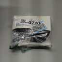 Ouzorp Car Steering Wheel Cover, Microfiber Leather Steering Wheel Covers with Anti-Slip Lining, Universal 14.5-15 inches Black