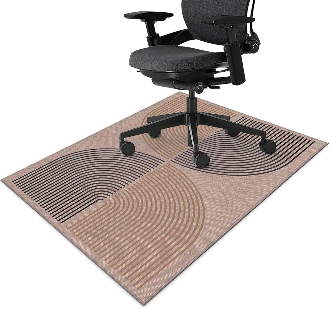 Office Chair Mat for Hardwood Floor Minimalist Art 36"x48" Computer Gaming Chair Mat Anti-Slip Office Rugs Floor Protector for Rolling Chairs Under Desk Rug for Home Office (Abstract)