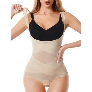 Shapewear Bodysuit for Women Tummy Control Butt Lifter Trainer Postpartum Stomach Body Shaper Slimming Girdles