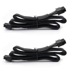 16AWG 8 Pin PCIe Cable for EVGA Modular Power Supply,PCIe 8 Pin Male to 8Pin (6+2) Male PCI Express Power Adapter,Graphics Card 8Pin Cable Sleeved 25-inch