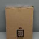 Mayfair Bennett Toilet Seat with Chrome Hinges, Slow Close Wood Seat, Secure Metal Hinges, Easy Install, Made in USA, Elongated, White