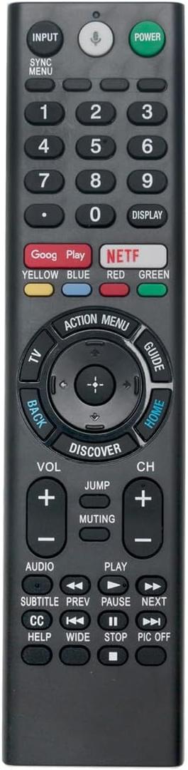 RMF-TX200U Voice Replacement Remote Applicable for Sony TV XBR-65X930D XBR-75X940D XBR-65X900E XBR-75X900E XBR-65X930E XBR-75X940E XBR-43X800D XBR-49X800D XBR-65X850D XBR-75X850D XBR-55X850D