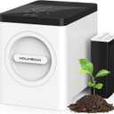 3L Electric Composter for Kitchen, Countertop Compost bin, One Touch Smart Model Handle Kitchen Waste, with Triple Grinding Blade, Carbon Filter, Auto-Cleaning, LED Touch Screen