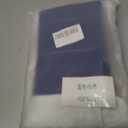 FUANGUI Valance Curtain 42" W x 18" L Linen Valances for Windows Kitchen Curtains Window Valances, Farmhouse Curtains Pleated Color Block Design with Coconut Husk Button Detail