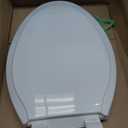 KOHLER 4734-RL-0 Rutledge ReadyLatch Soft Close Elongated Toilet Seat, Quiet-Close Lid Grip-Tight Bumpers, Installation Hardware, Home Essentials, White