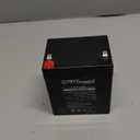 ExpertPower EXP1250-12V 5Ah Rechargeable SLA Battery for Security System, UPS, Garage Door Opener Replacement, Fire Alarm Batteries, Sealed Lead Acid, 12V Battery Backup