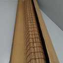 LazBlinds No Drill Bamboo Roman Shades, 39" W x 48" H, Malay Umber