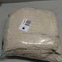 PHF Cooling Waffle Blanket King Size, Lightweight 60% Rayon Derived from Bamboo & 40% Cotton Breathable Blanket for Hot Sleepers, Soft and Luxury for Bed Couch and Sofa, 104"x90", Linen