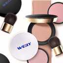 Compact Makeup Mirror, Pocket Handheld Mirrors for Travel with Magnification and 1x True View Mirror Mini Round Foldable Portable Mirror (7X, White)