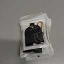 5 x Leather Keys Sleeve for Broken Car Key Loop Replacement, Keychain Cover Cute Protector and Holder for Men, Women (Black)