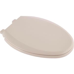 American Standard 5257A65MT.021 Cardiff Slow-Close Elongated Front Toilet Seat, Bone