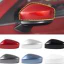 Car Door Side Rearview Mirror Cover Compatible With Mazda CX-5 CX5 2017 2018 2019 2020 2021 Housing Rearview Mirror Protective Cover Steel Platinum Ash Right Passenger Side