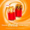 Coca-Cola Zero Sugar Orange Cream Soda Soft Drink, Fridge Pack Cans, 12 fl oz, 12 Pack (EXP 09/29/25)