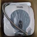 110V-120V 1440-1500W Small Under Sink Tank 2.5 Gallon Water Heater Hot Storage,Mini Instant Electric RV TR Trailer Kitchen Compact,Food Truck 2 PCs 16 Long 1/2FIP Stainless Steel Hose (BI-2.5)