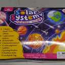 64 PCS Solar System Project Kit, Solar System Model Kit with 13 Mix Foam Balls, Solar System Toys for Kids 3-5, Learn Planets Science Kit School Project Supplies of Bamboo Sticks, Flags, Brushes