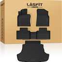LASFIT Floor Mats&Trunk Mat for Toyota Camry 2025-2026 Hybrid/ LE/ SE/ XLE/ XSE, All Weather Custom Fit TPE Floor Liners for Camry 2025 Front & Rear Full Set Car Mats, Black