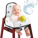 BALAPET Resuable 100% Waterproof High Chair Cover with Back Support for Restaurant, Baby Chair Protector Cover for Wooden or Restaurant High Chair, Protect Against Messy Meals and Dirty
