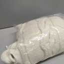 Mr. Pen- Christmas Tree Skirt, 36", Cream Knitted Christmas Skirt Tree, Xmas Tree Skirt