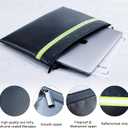 Fireproof Document Bag  3 Pack (15" x 11", 13" x 9.7", 10.5" x 8") Fireproof & Water- proof Document Organizer | Document Holder with Zipper Secure for Cash, Passports, Check& More (Black)