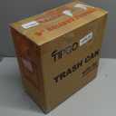 TIPGO Slim Bathroom Trash Can with Lid Soft Close, 6 Liter / 1.6 Gallon Stainless Steel Garbage Can with Removable Inner Bucket, Step Pedal, Small Trash Cans for Bedroom, Office, Kitchen (Grey)