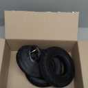 (2-Pack) 2.80/2.50-4" Tire & Inner Tube 8" Outer Diameter for Hand Truck Garden Utility Cart Dollies Lawn Mower Wheelbarrow Tractor, TR87 Angled Valve Stem