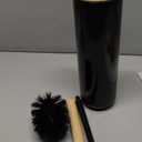 SUBEKYU Toilet Brush, Toilet Bowl Brush and Holder Set, Bathroom Toilet Bowl Cleaner for Deep Cleaning, Black