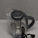 Chefman Electric Kettle with Tea Infuser, 1L 1500W, Removable Lid for Easy Cleaning, Boil-Dry Protection, Stainless Steel Filter, BPA Free, Auto Shut Off Hot Water Boiler, Small Electric Tea Kettle (Black)