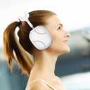 Cute Soft TPU for AirPods Max Case+Silicone Ear Pad Case and Headband Cover for AirPods Max,Baseball