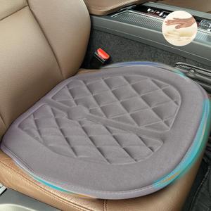 Big Ant Car Seat Cushion, Comfort Memory Foam Driver Seat Cushion Improve Driving View, Sciatica and Lower Back Pain Relief, Seat Cushions for Car Seat Driver, Home Office Chair, Wheelchair - Gray (Grey)