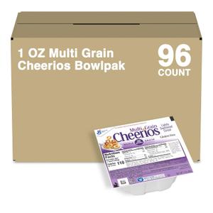 Multigrain Cheerios Cereal Single Serve Bowl, 1 Oz (Pack of 96) EXP 08/DEC/2025