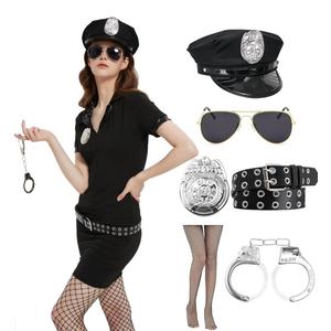 EBYTOP Halloween Costumes for Women Adult 2025 Cop Costume Femal Police Outfit L