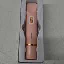2025 Glow Aura Womens Shaver Dual-Head Bikini Trimmer for Women 2-in-1 Women's Body Shaver USB Charge Waterproof Painless Electric Razors for Silk Skin (Pink)