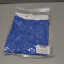 LilyCoco Womens Off The Shoulder Tops Half Sleeve Boatneck Tee Plain Fitted T Shirt White X-Large (Blue, XL)