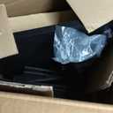 WLIVE Black TV Stand for 45, 50, 55 inch TV, Entertainment Center with LED Lights & Charging Station, TV Media Console Table with 9 Fabric Drawers and Open Shelves for Living Room, Hallway, Wood Top