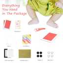 Inkless Baby Hand and Footprint Kit,Clean Touch Ink Pad for Baby Footprint Kit,No Mess Dog Paw Print Kit,DIY Footprint Ink for Baby Keepsake Gifts for Boys and Girls (2Pack-Large)