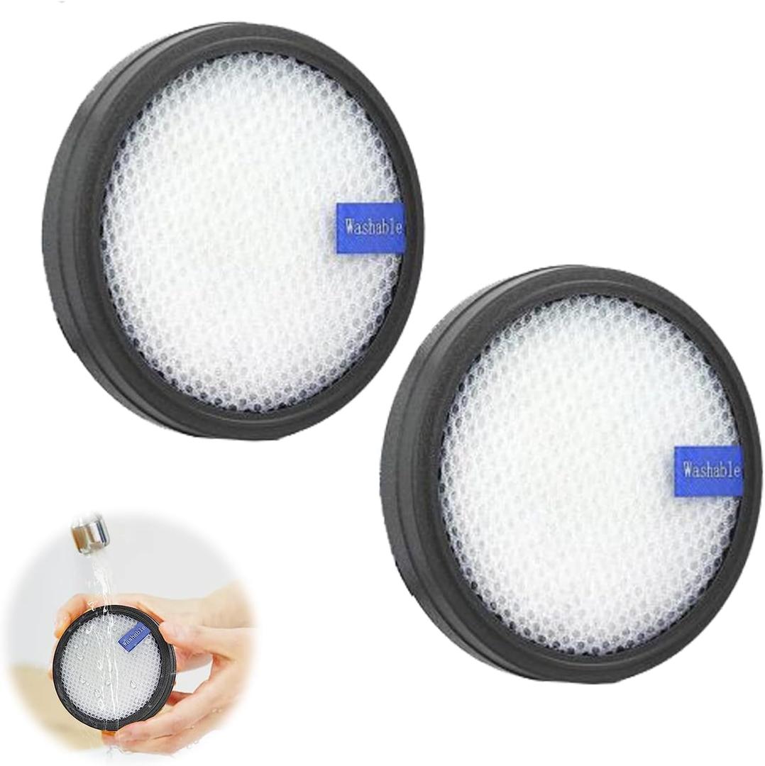 Chuancheng 2Pcs Vacuum Cleaner Dust HEPA Filter for PrettyCare W200 Wireless Vacuum Cleaner Filter Replacement Parts