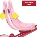 Radio Flyer 4-in-1 Pedal & Push Stroll 'N Trike, Ages 1-5, Toddler Tricycle & Stroller, High-Density Foam Tires, Parent Push Handle, UV Canopy, Removable Tray, Headrest & Seatbelt, Stroller Tricycle, Large