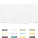 Sunflower Body Pillowcase 100% Cotton Long Pillow Cover/Case Envelope Closure 1 Pack, 2054 inches White, Soft and Breathable