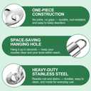 4 x 3 PCS Cactus Peeler, Stainless Steel Cactus Peeler Spoon Long Handle with Hole, Multi-Function Pelador De Nopales, Cutting Knife for Cooking Cactus Noodle, Kitchen Gadget Accessories