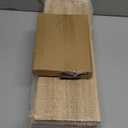 WOPITUES Wood Floating Shelves Set of 6, Shelves for Wall Decor, Farmhouse Shelf for Bedroom, Bathroom Storage Shelves, Book Shelves for Living Room - Rustic Brown (16.5 Inch)