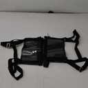 Exhibitor Number Harness Black Leather Number Bib Pinny Holder Eventing Show Number Holder Supplies(9.84 x 6.1 Inches) (9.84 x 6.1")