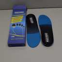 Plantar Fasciitis Insoles for Men Women - Orthotics Inserts, Shoe Insoles Arch Support Flat Feet Inserts Work Boot Insoles for Standing All Day (Men's 9-9 1/2 | Women's 11-11 1/2) (Blue)