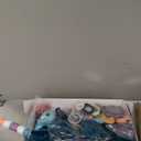 dearlomum Baby Play Mat Gym, Funny Play Piano Tummy Time Activity Mat with 5 Infant Sensory Toys, Music and Lights, Boy & Girl Gifts for Newborns 0 to 3 6 9 12 Months (Blue)