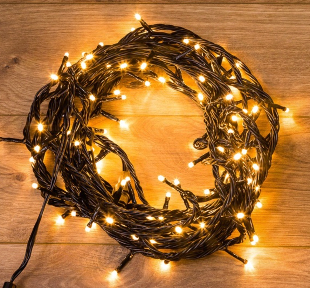 Dailyart Fairy Lights Plug in, 200 Led Fairy Light with Remote 10Ft Fairy Lights with Timer 8 Modes Warm Lights for Bedroom Wreath Party Window Wedding Christmas Tree Decoration Green Wire
